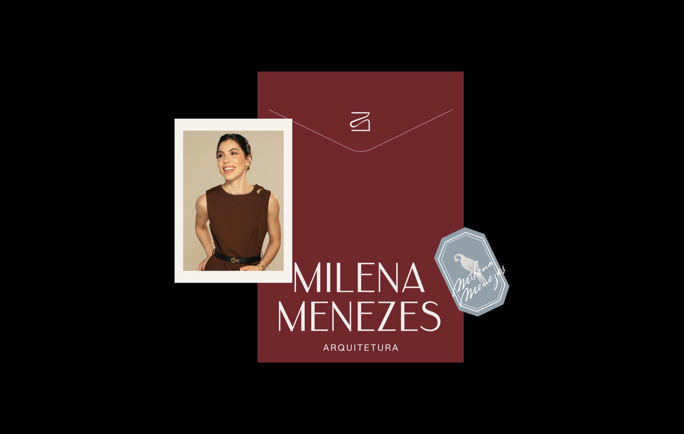 Envelope e papelaria Milena Menezes